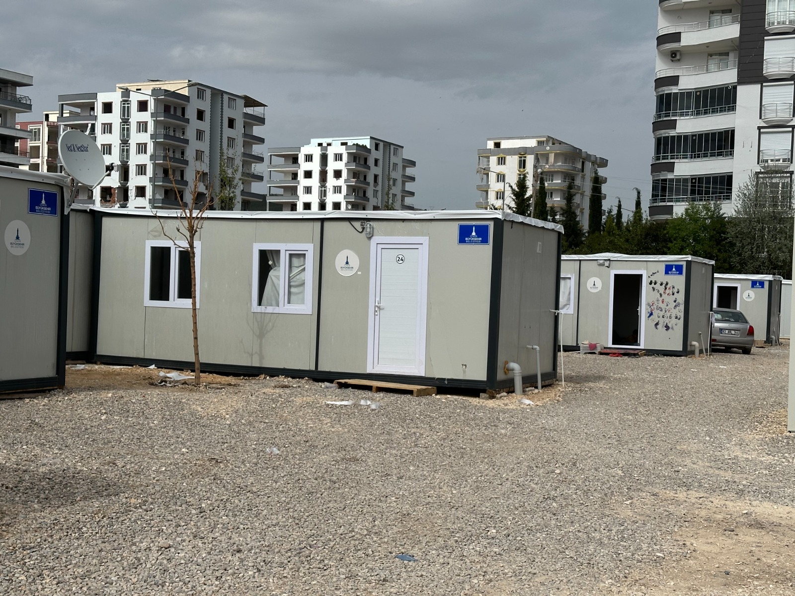 İzmir Büyükşehir Belediyesi’nin Adıyaman’da kurduğu konteyner kent hizmete girdi